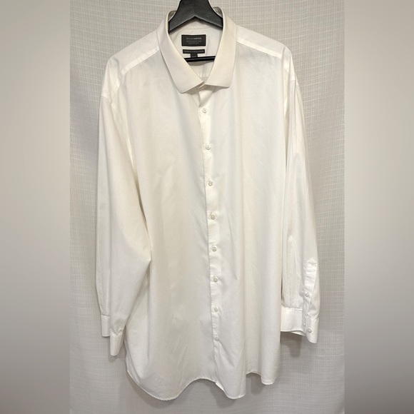 Denver Hayes | 4XL | Men’s White Dress Shirt - Picture 1 of 4
